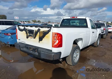 2010 Chevrolet Silverado Work Truck из США, поврежденный, VIN 01GCPCPEA1AZ19404